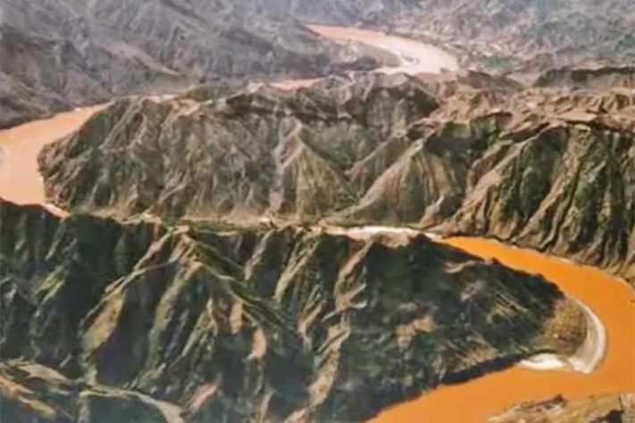 Rio Amarelo,  Huáng Hé, China