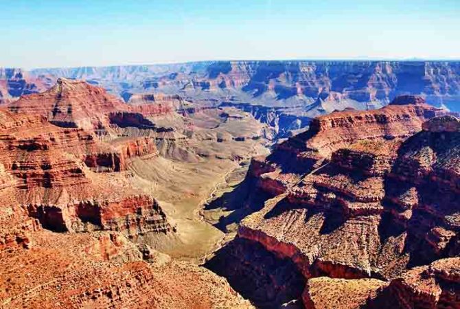 Paraíso para filmes de aventura, imensidão do Grand Canyon impressiona