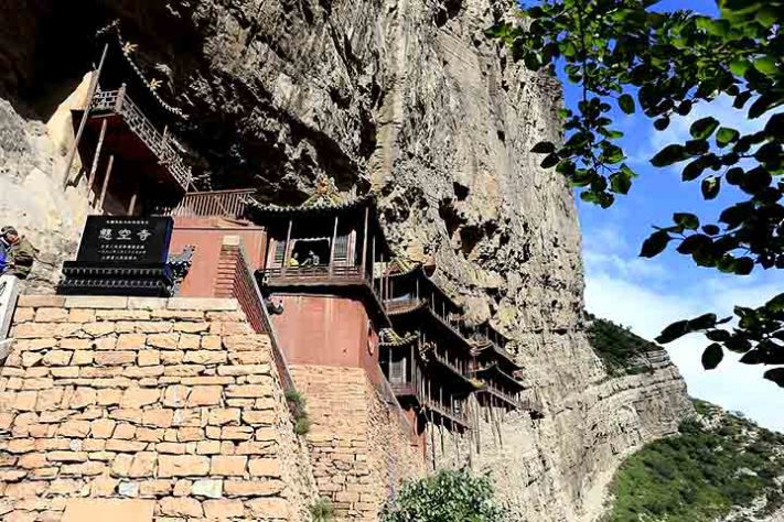 Mosteiro suspenso de Hanging, na China