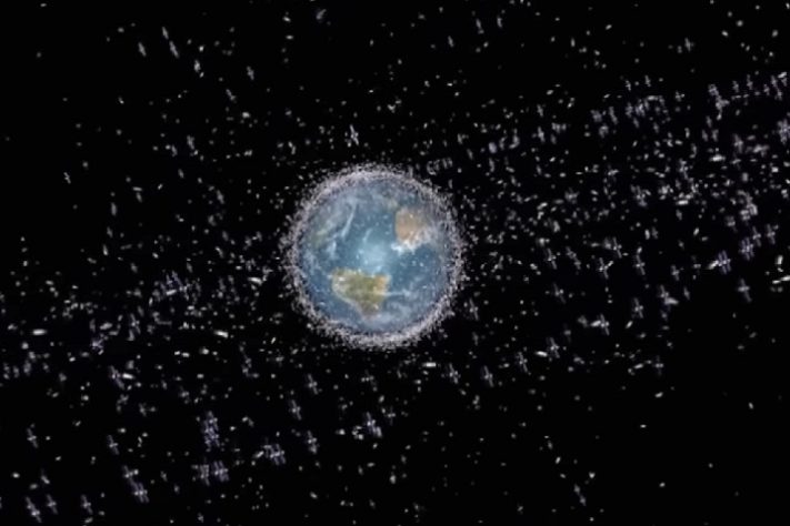 Terra - lixo espacial
