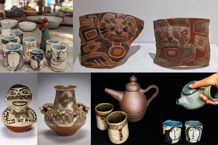 Tumbaco, Equador - Conhecida por sua cerÃ¢mica tradicional do Equador, com peÃ§as feitas principalmente Ã  mÃ£o. A regiÃ£o utiliza argilas locais de alta qualidade para criar obras e utensÃ­lios com grande detalhe, mantendo a tradiÃ§Ã£o indÃ­gena.