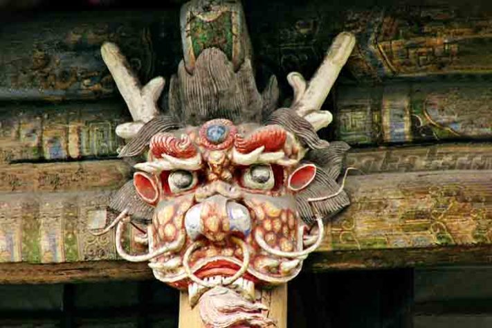 Mosteiro suspenso de Hanging, na China