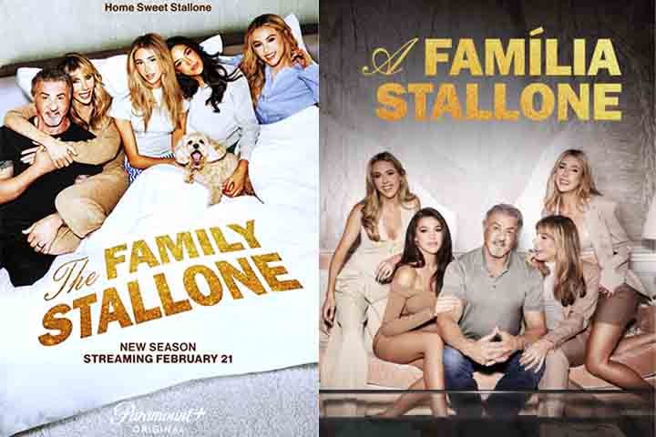 O programa Ã© estrelado por Stallone, sua esposa Jennifer Flavine e suas trÃªs filhas, Sophia, Sistine e Scarlet. AlÃ©m dos familiares, outros nomes aparecem na produÃ§Ã£o como o atorÂ Al PacinoÂ e Dolph Lundgren.-DivulgaÃ§Ã£o