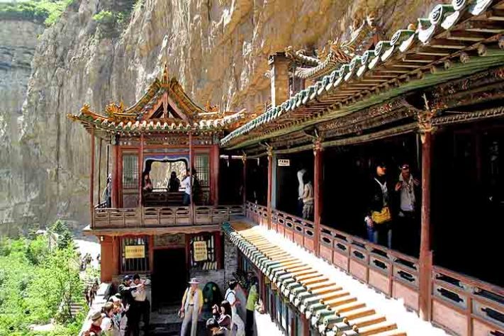 Mosteiro suspenso de Hanging, na China