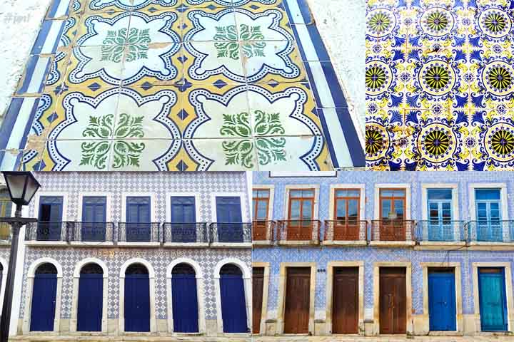 Cidade dos Azulejos, São Luís - Azulejos, cerâmica - Ajmcbarreto/Wikimédia Commons e Reprodução de Redes Sociais