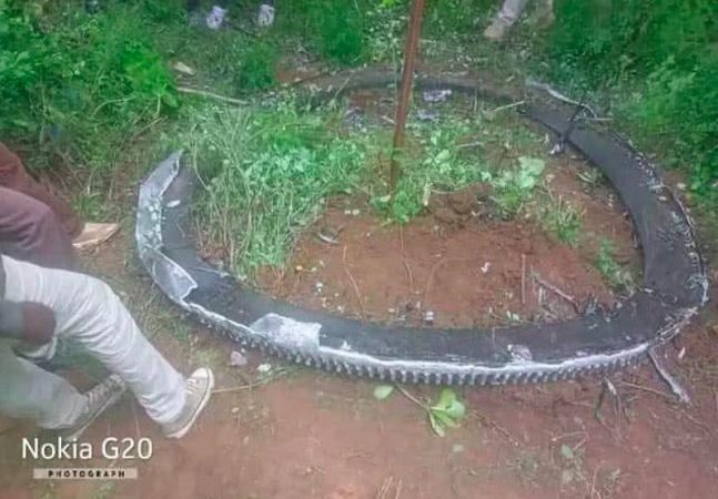 ‘Anel’ de 500 kg cai em vilarejo no Quênia e moradores acham que é ‘fim do mundo’