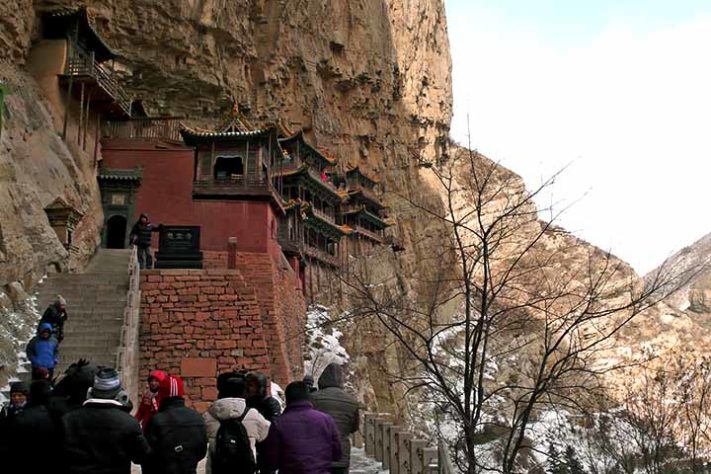 Mosteiro suspenso de Hanging, na China