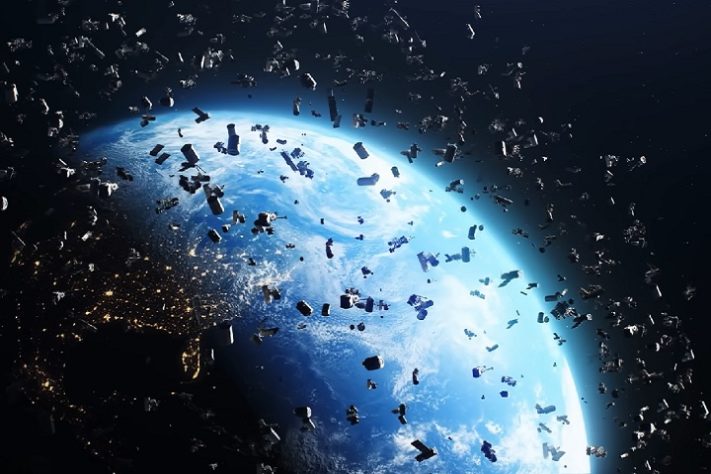 Terra - lixo espacial