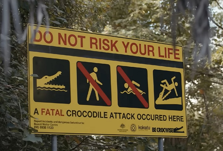Apesar de seu valor econômico e cultural, os crocodilos ainda representam um risco real. Especialistas alertam que rios como o Adelaide, próximo a Darwin, são extremamente perigosos.-reprodução/VICE News