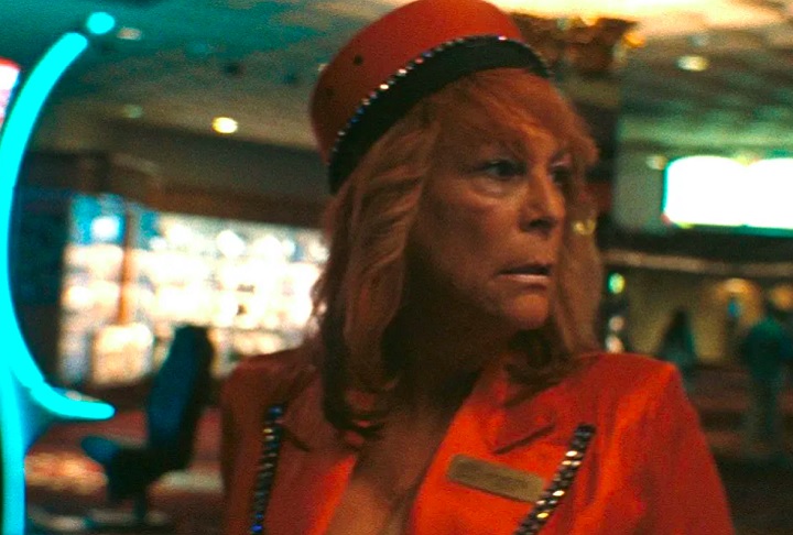 Jamie Lee Curtis: Outra que esteve em â?The Last Showgirlâ? e nÃ£o foi lembrada no Oscar foi Jamie Lee Curtis, apesar de ter sido indicada ao BAFTA e ao PrÃªmio do Sindicato dos Atores (SAG) na categoria de Melhor Atriz Coadjuvante.