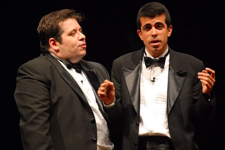 No início dos anos 2000, começou a ganhar grande destaque no cenário humorístico ao lado de Marcius Melhem, com quem atuou no espetáculo "Nós na Fita".