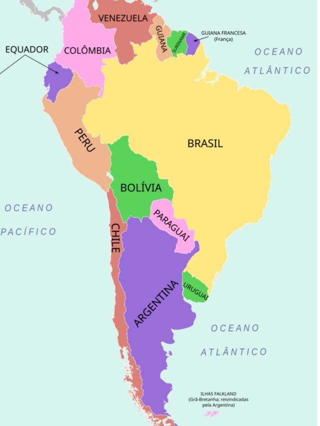 Saiba como surgiram os nomes de países da América do Sul
