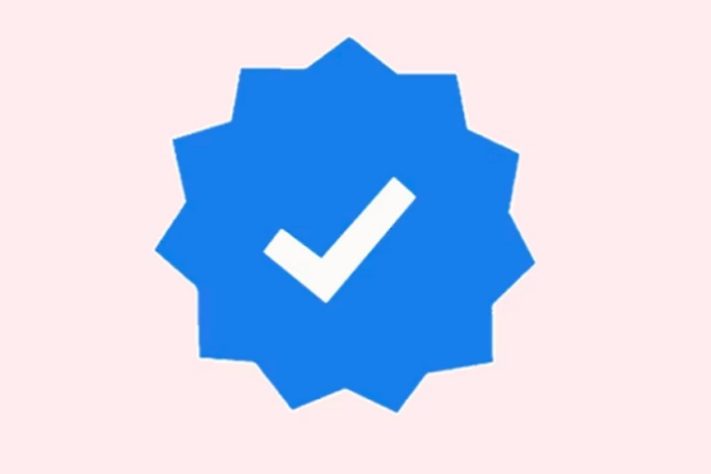 Selo azul Instagram