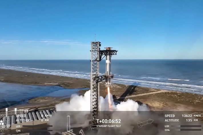 Starship, da SpaceX, falha e de desintegra no ar nos EUA (2025)