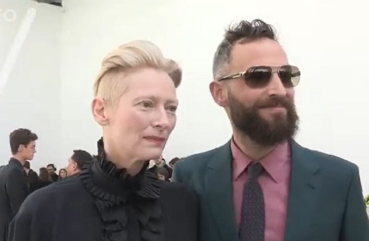 Tilda Swinton e Sandro Kopp