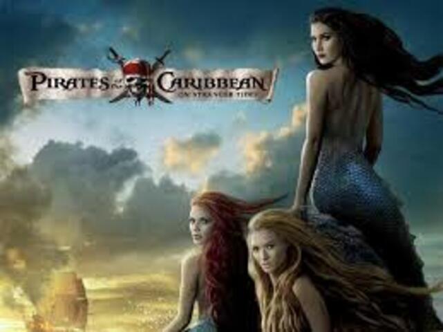 No filme "Piratas do Caribe: Navegando em Águas Misteriosas" (2011), sereias perigosas atacam marinheiros em busca de lágrimas para um ritual.
Dirigido por Rob Marshall, com Johnny Depp e Penélope Cruz no elenco. 


