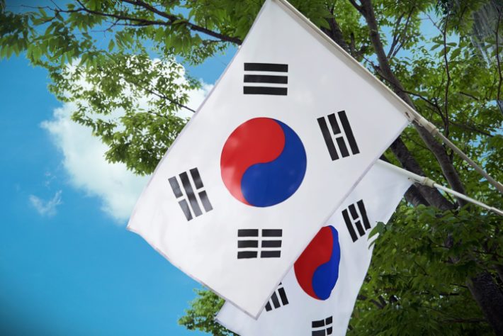Bandeira Coreia do Sul