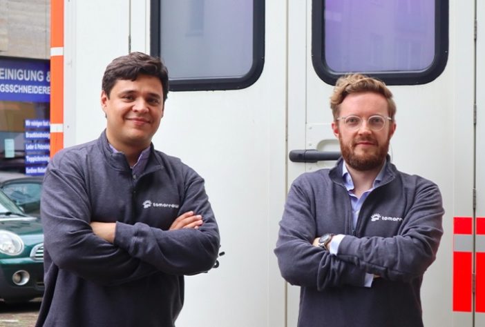 Fernando Azevedo Pinheiro e Emil Kendziorra, cofundadores da Tomorrow Bio