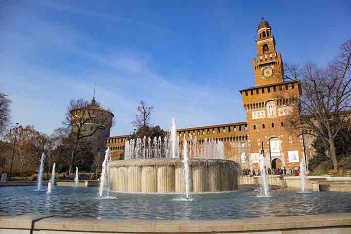 Castelo Sforza, Milão, Itália