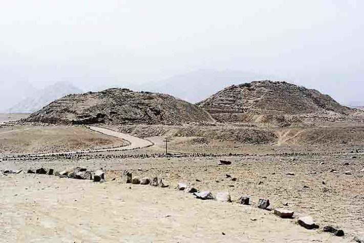 Sítio arqueológico de Caral, no Peru