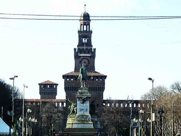 Castello Sforza, Milão, Itália 