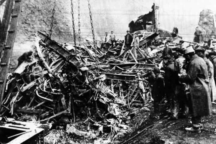 Acidente de Saint-Michel-de-Maurienne (França, 1917) - Relembre 12 acidentes ferroviários impressionantes! - Domínio Público/Wikimédia Commons