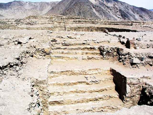 Sítio arqueológico de Caral, no Peru