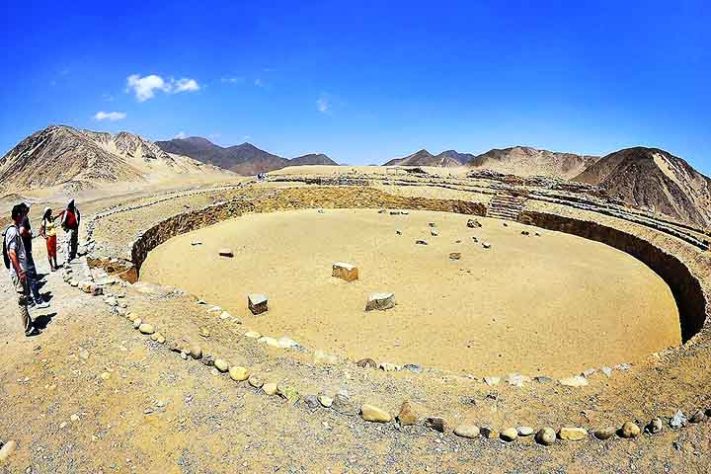Sítio arqueológico de Caral, no Peru