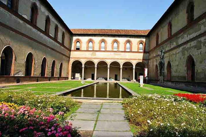Castello Sforza, Milão, Itália