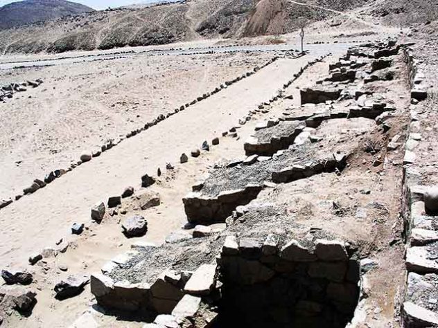 Sítio arqueológico de Caral, no Peru