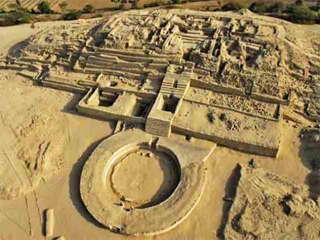 Sítio arqueológico de Caral, no Peru