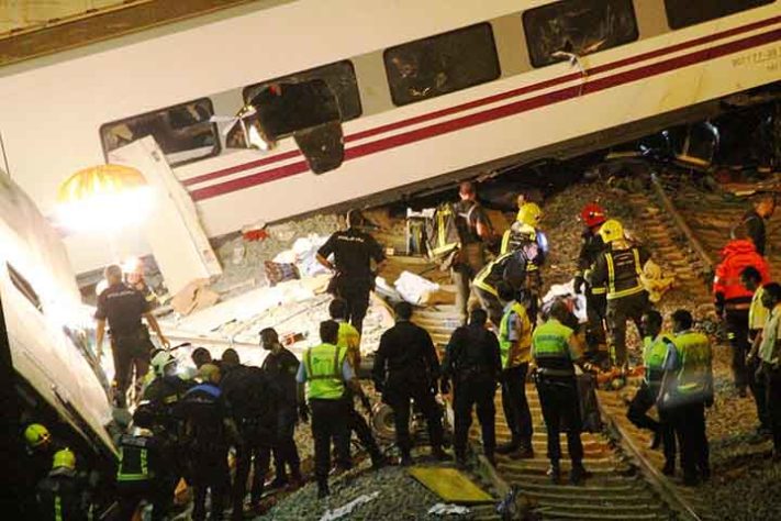 Desastre de Santiago de Compostela (Espanha, 2013) - Relembre 12 acidentes ferroviários impressionantes!