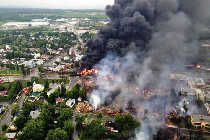 Desastre de Lac-Mégantic (Canadá, 2013) - Relembre 12 acidentes ferroviários impressionantes! 