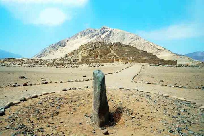 Sítio arqueológico de Caral, no Peru