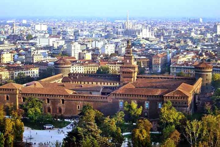Castello Sforza, Milão, Itália