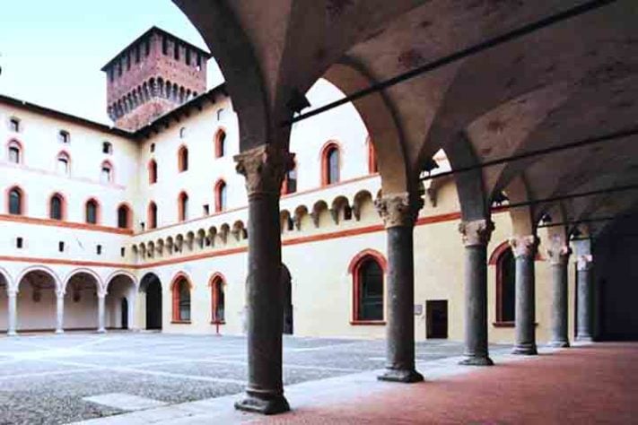 Castello Sforza, Milão, Itália