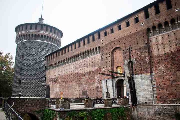 Castelo Sforza, Milão, Itália