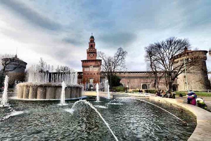 Castello Sforza, Milão, Itália