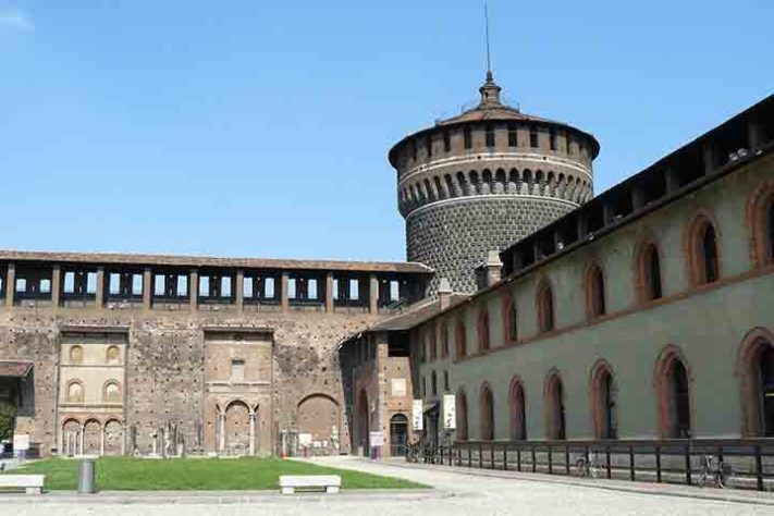 Castelo Sforza, Milão, Itália