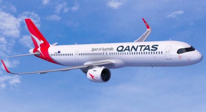 Avião da Qantas