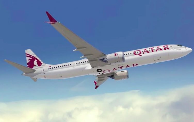 Avião da Qatar Airways