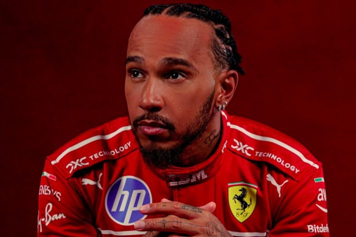Lewis Hamilton na Ferrari