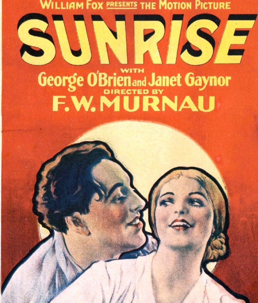 #15. “Aurora” (1927): O filme conta a história de um homem que, após pensar em assassinar a esposa, se vê atormentado pela culpa que carrega e por uma mulher atraente e sedutora que invade sua cabeça.-Divulgação 