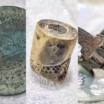 Montagem - Arqueólogos descobre artefatos do século 18 durante escavações no Macapá