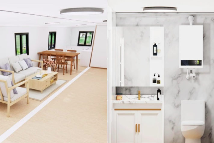 Montagem - Casa pré-fabricada é vendida na Amazon dos EUA por R$ 66 mil