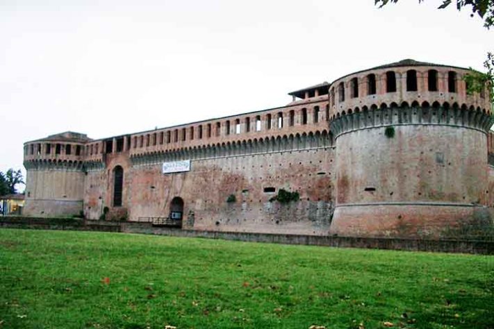 De Rocca Sforzesca em Imola. - Imola cidade desenhada por Leonardo da Vinci - Ruben alexander/Wikimédia Commons