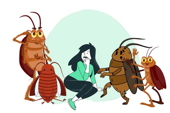 Muitas pessoas tÃªm fobia de baratas, conhecida como katsaridafobia. O medo pode estar relacionado ao comportamento imprevisÃ­vel do inseto e sua associaÃ§Ã£o com sujeira e doenÃ§as.
