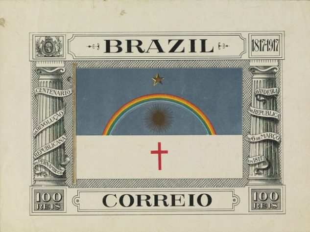Gravura comemorativa da revolução republicana de 1817