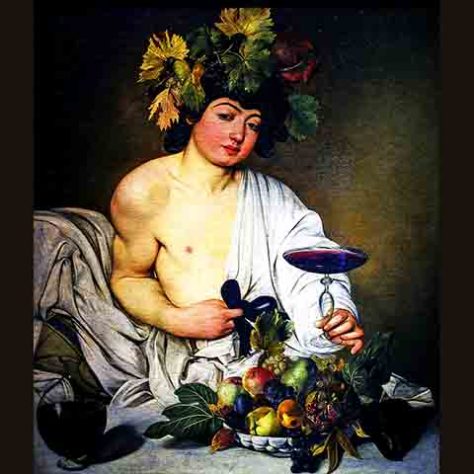 “Baco”, de Caravaggio (c. 1595) - figuras ocultas em quadros de artistas famosos - Caravaggio/wikimédia Commons