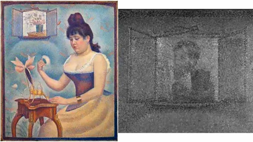 A descoberta mais intrigante foi um autorretrato oculto na janela aberta - figuras ocultas em quadros de artistas famosos - The Courtauld Gallery
